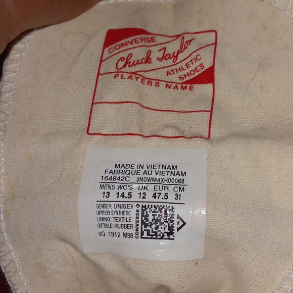 High top platform Converse multi glitter sneakers - Picture 8 of 8